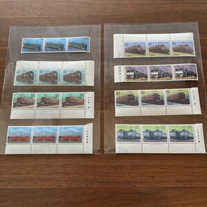  stamp electric locomotive series no. 2 compilation - no. 5 compilation 1990 8 kind 62 jpy ×24 sheets face value 1,488 jpy 