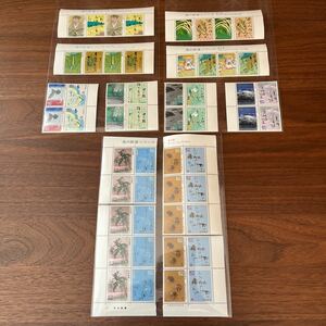 stamp The Narrow Road to the Deep North series 10 kind 52 sheets face value 3,160 jpy 