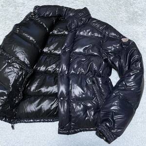 《国内正規品》MONCLER モンクレール EVAR エバー ダウンジャケット ダウン＆フェザー 920-091-41301-50 68950 サイズ2 M相当 ネイビー