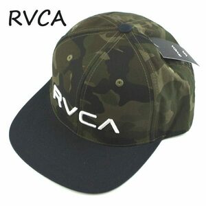 RVCA (ルーカ) メンズ 帽子 キャップ 平ツバ ロゴ サーフィン アクセサリー Twill II Snapback Hat MAAHWRSB [並行