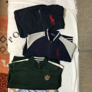  ラルフローレン Ralph Lauren ジャージ ジャケット パーカー　120サイズ 3着セット② 