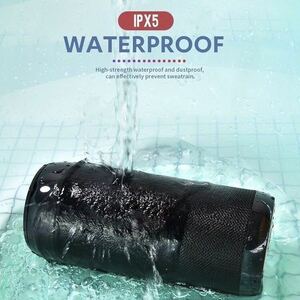 最新型 新品 未使用 ワイヤレス ポータブル スピーカー T&G TG-117 黒 防水 IPX5 重低音 Bluetooth アウトドア キャンプ②