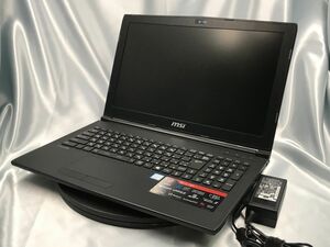 MSI/ノート/第7世代Core i7/メモリ8GB/webカメラ有/OS無/記憶媒体無