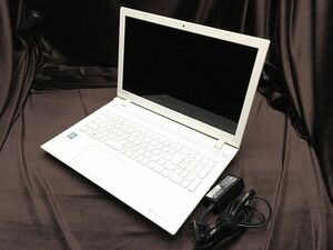 TOSHIBA/ノート/第6世代Core i3/メモリ8GB/webカメラ有/OS無/記憶媒体無