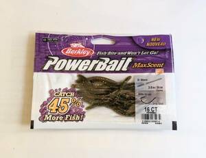 BERKLEY バークレー マックスセント PowerBait MaxScent D-Worm 3.6inch 【ディーDワーム 3.6インチ】カモ