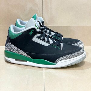 28cm AIR JORDAN 3 AJ3 RETRO CT8532-030 エア ジョーダン 3 レトロ パイングリーン メンズ スニーカー AI 100264