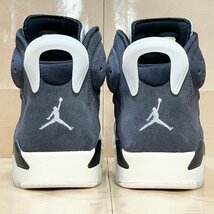 26.5cm WMNS AIR JORDAN 6 AJ6 RETRO CK6635-001 ウィメンズ エア ジョーダン 6 レトロ スモークグレー メンズ スニーカー FB H97894_画像5