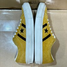 23cm converse STAR & BARS SUEDE 1CK883 コンバース スター アンド バーズ スエード ゴールド メンズ スニーカー GQ H98857_画像4