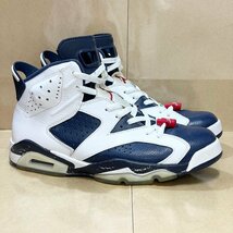 28cm AIR JORDAN 6 RETRO AJ6 OLYMPIC 384664-130 エア ジョーダン 6 レトロ オリンピック メンズ スニーカー HC 99260_画像1