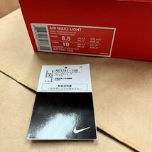 26.5cm AIR MAX 2 LIGHT AO1741-100 エアマックス２ライト ホワイトライトブルー メンズ スニーカー CK H91765_画像9