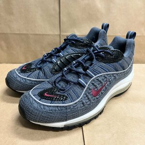 27cm AIR MAX 98 QS 924462-400 ナイキエアマックス98QS グレー メンズ スニーカー CD H98782