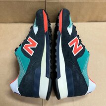 27.5cm NEW BALANCE M577 NBS M577NBS ニューバランスM577NBS ネイビーオレンジ メンズ スニーカー BX H50703_画像4