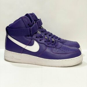 27.5cm NIKE AIR FORCE 1 AF1 HIGH RETRO QS 823297-500 ナイキ エア フォース 1 ハイ レトロ パープル メンズ スニーカー BN H100376