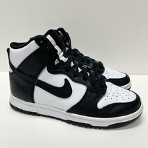 22.5cm NIKE W DUNK HIGH DD1869-103 ナイキ ウィメンズ ダンク ハイ ホワイト/ブラック レディース スニーカー DG H95945_画像1