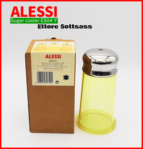 ＜Sottsass Collection＞1998 ALESSI Sugar castor＿アレッシィ調味料入れ＿エットーレ・ソットサス 
