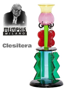 ＜Sottsass Collection＞1986 MEMPHIS MILANO ガラスベース＿Clestera＿エットーレ・ソットサス