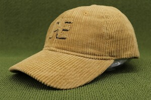 限定1レアsample新品 ペリーエリス PERRY ELLIS コーデュロイ キャップ 帽子 マスタード フリーサイズ 管理no3Ha