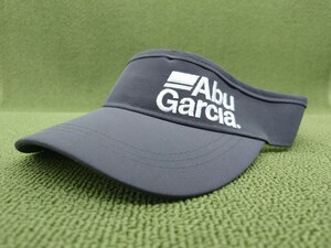 限定1新品 アブガルシア ABUGARCIA サンバイザー キャップ 帽子 おでこ周り速乾生地 灰色系 グレイ フリーサイズ 管理No1Ea