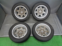 国産バリ山 175/65R15 スタッドレス タイヤ ホイール 4本 15 5J 100 4H 4穴 アクア フィット フリード bB スイフト ノート キューブ ポルテ_画像6