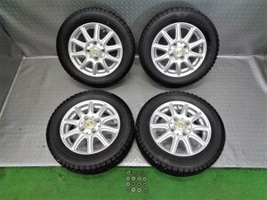 ブリザックバリ山! 155/65R13 スタッドレス タイヤ ホイール 4本 13 4J 100 4穴 4H ムーブ ワゴンR パレット ラパン ミラ N-ONE エブリィek