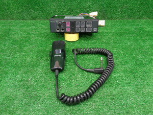 美品 PATLITE パトライト SAP-500 SAP-500BK サイレン 電子 アンプ マイク 12V 13.2V パトカー 交通機動隊 緊急車両 警察 車両 覆面 消防車