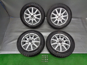 バリ山 155/65R13 スタッドレスタイヤ ホイール 4本 13 4J 100 4穴 4H タント N-BOX ムーブ ワゴンR モコ アルト ラパン デイズ N-ONE ミラ