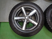 バリ山!! 195/65R15 スタッドレスタイヤ ホイール 4本 15 6J 100 5穴 5H プリウス ウィッシュ プレミオ インプレッサ レガシィ エクシーガ_画像4