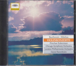 ◆送料無料◆ベートーヴェン、シベリウス：ヴァイオリン協奏曲～ズーカーマン、バレンボイム、シカゴ響、ロンドン・フィル Import v7360