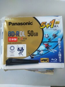 Panasonic BD-R DL 50GB 5枚