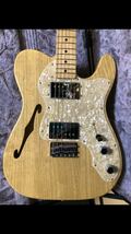 美品 Fender Made in Japan Traditional 70s Telecaster Thinline Maple Fingerboard Natural_画像1