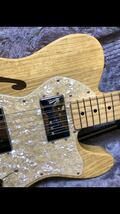 美品 Fender Made in Japan Traditional 70s Telecaster Thinline Maple Fingerboard Natural_画像4
