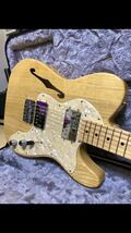 美品 Fender Made in Japan Traditional 70s Telecaster Thinline Maple Fingerboard Natural_画像3