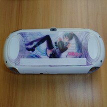 SONY PSVITA 初音ミク Project DIVA-f Limited Edition Crystal White PCHJ-10002 Wi-Fiモデル_画像4