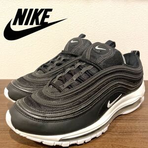 NIKE AIR MAX 97 BLACK WHITE ナイキ エア マックス 97 ブラック メンズ 921826-001 ローカットスニーカー カジュアル 27.5cm