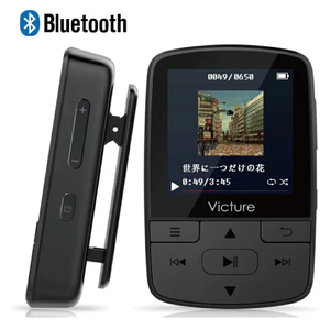 【新品・M3】Victure ミニクリップ式 mp3プレーヤー Bluetooth HIFI軽量 多機能デジタルオーディオプレーヤー 内蔵８GB 64GBまで拡張可能