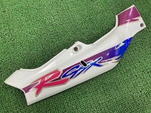 GSX-R750 シートカウル 右 パール 17E スズキ 純正 中古 バイク 部品 GR7BC 割れ欠け無し 品薄 希少品 テールカウル 車検 Genuine