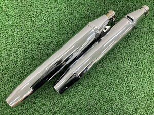 ドラッグスター1100クラシック サイレンサーマフラー 5KSP ヤマハ 純正 中古 バイク 部品 VP13J コンディション良好 品薄 希少品