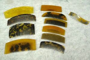 X357 tortoise shell tortoise shell . ornamental hairpin comb 11 point together kimono small articles hair ornament ..... tool /60