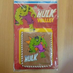 WALLET ヒーローズ 超人ハルク ハルク HULK MARVEL オールド　ビンテージ NASTA製　１９７８年製