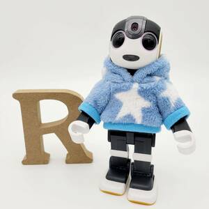 ロボホン RoBoHoN ロボホンの服　星柄フリースパーカー（ブルー）