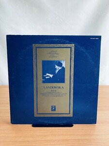 【LC-90】 J.S.バッハ イタリア協奏曲 パルティータ第1番 /他 GR-2029 ランドフスカ LP レコード