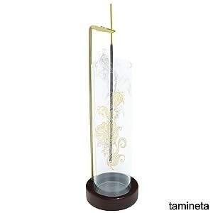  glass stylish fragrance establish . holder . burner hanging weight lowering type incense stick length relax sleeping lengthway . yoga spa.. deep .. exist interior . metamorphosis 