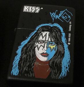 【新品】zippo KISS 黒マット Ace Frehley