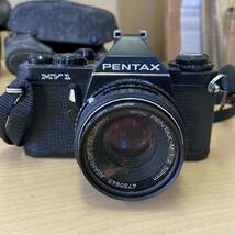 【TH1030】フィルムカメラ 2点 まとめ MINOLTA ミノルタ SR-1 PENTAX ペンタックス MV1 長期保管品 ケース付き キズ汚れあり 経年劣化_画像5