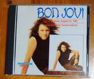 ボン・ジョヴィ BON JOVI LIVE IN ENGLAND 1989 日本語ライナー付き