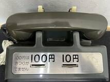 日本電信電話 NTT 公衆電話機 675P-VB 1989年7月製 現状品　ジャンク扱 現状渡し アンティーク レトロ _画像4