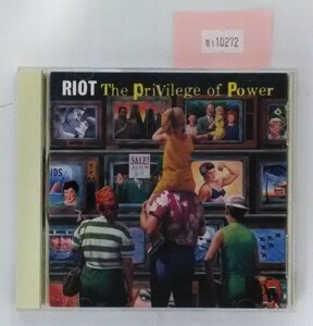 10272 RIOT/Привилегия власти [Western CD] RIOT: CSCS-5053, выпущенный в 1990 году