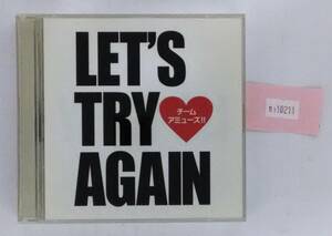 万1 10211 [CD+DVD] Let's try again / チーム・アミューズ!! : ステッカー付き