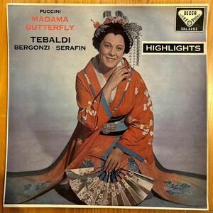 英 DECCA SXL2202 ED1 TEBALDI, SERAFIN/PUCCINI: MADAMA BUTTERFLY