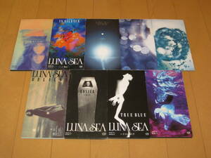 8cmシングルCD9枚セット LUNA SEA ルナシー ♪BELIEVE♪ROSIER♪TRUE BLUE♪DESIRE♪END OF SORROW♪IN SILENCE♪STORM♪SHINE♪I for You